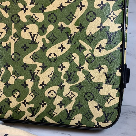 ❌❌ Louis Vuitton Monogramouflage Pegase Suitcase 60 Monogram LV Travel Luggage - Picture 7 of 16